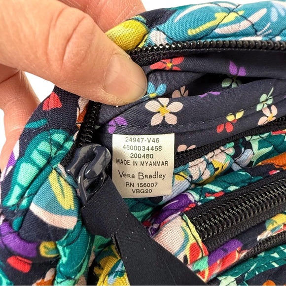 Vera Bradley Happy Blooms Pattern Sling Backpack • Lightweight & Functional - Picture 9 of 14